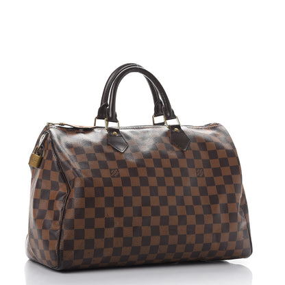 Louis Vuitton Damier Ebene Speedy 35 3 of 28