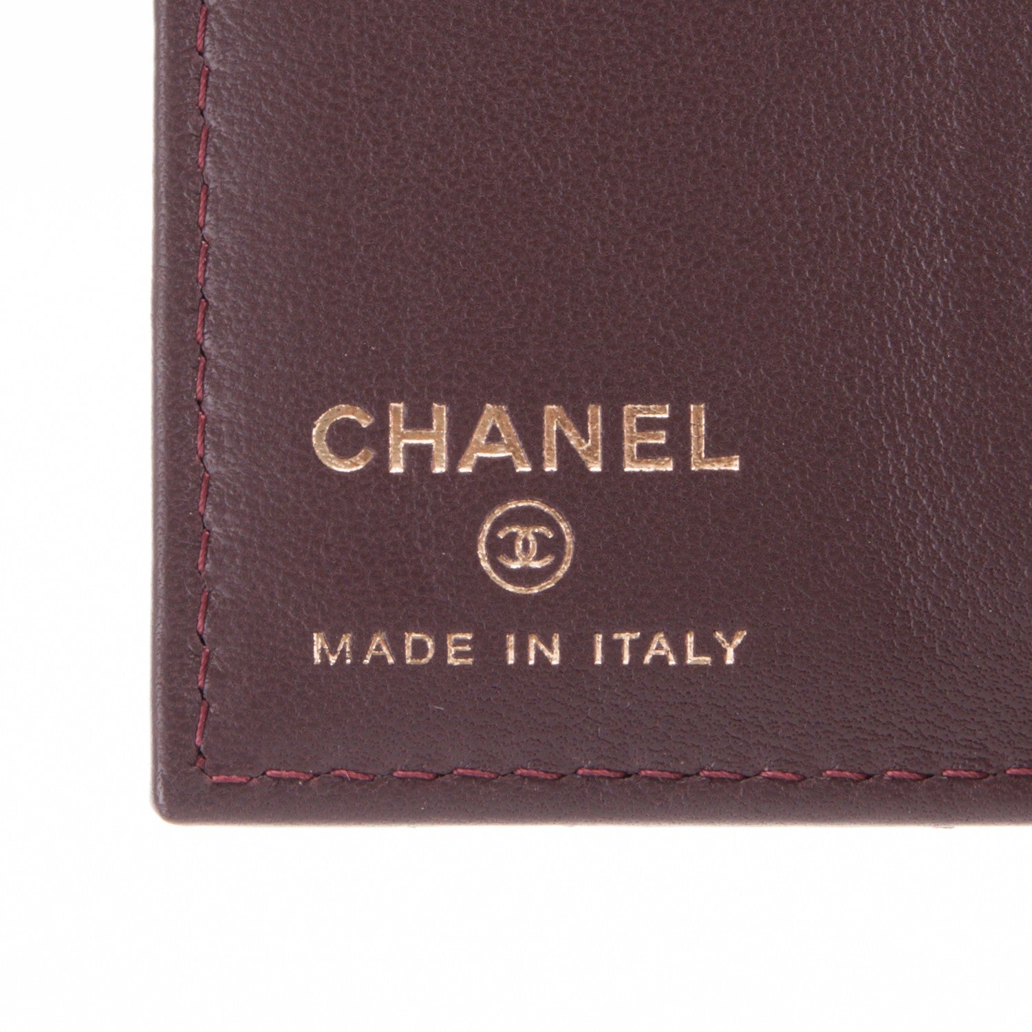 Chanel Lambskin Quilted Card Holder Wallet Black 5 of 6