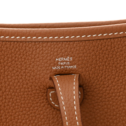 Hermes Taurillon Maurice Amazone Evelyne TPM Gold White 6 of 11