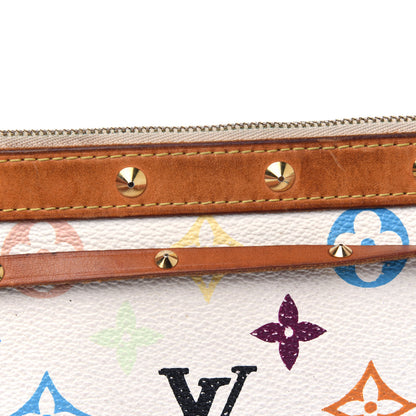 Louis Vuitton Monogram Multicolor Pochette Accessories White 11 of 13