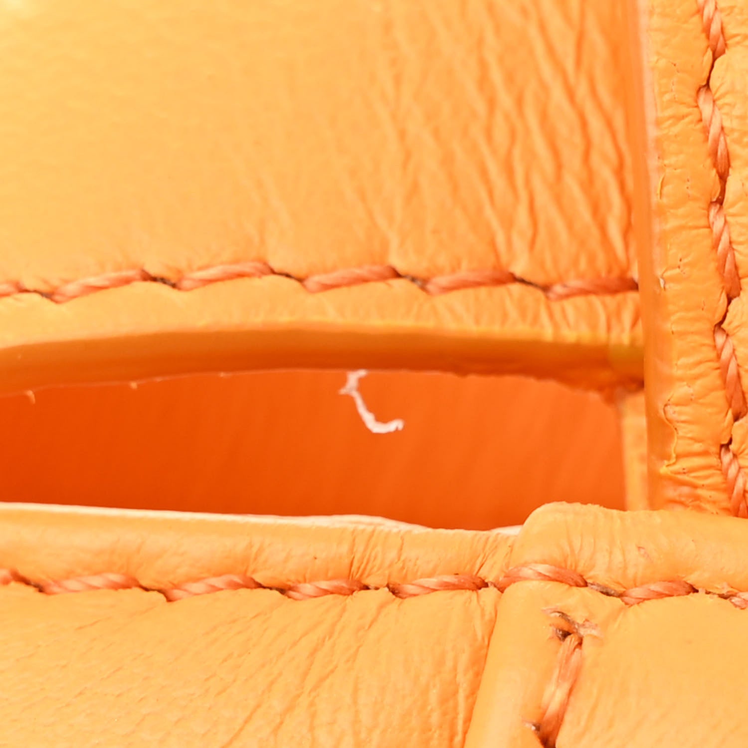 Fendi Nappa Mini Peekaboo Iconic Satchel Giallo Syrup 15 of 18