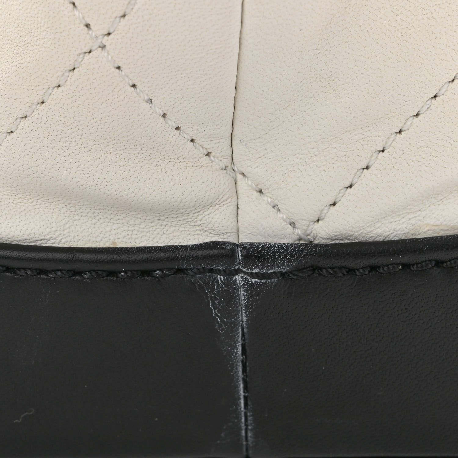 Chanel Calfskin Quilted VIP Flap White Black 16 of 16