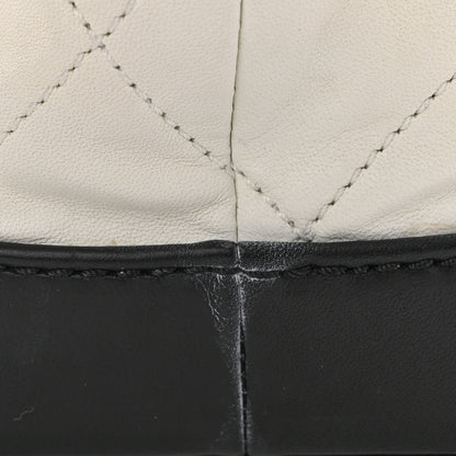 Chanel Calfskin Quilted VIP Flap White Black 16 of 16