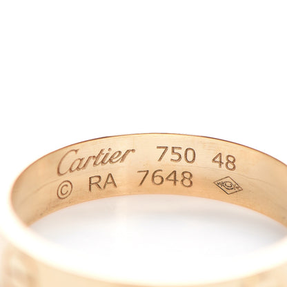 Cartier 18K Yellow Gold 4mm LOVE Wedding Band Ring 48 4.5 4 of 4