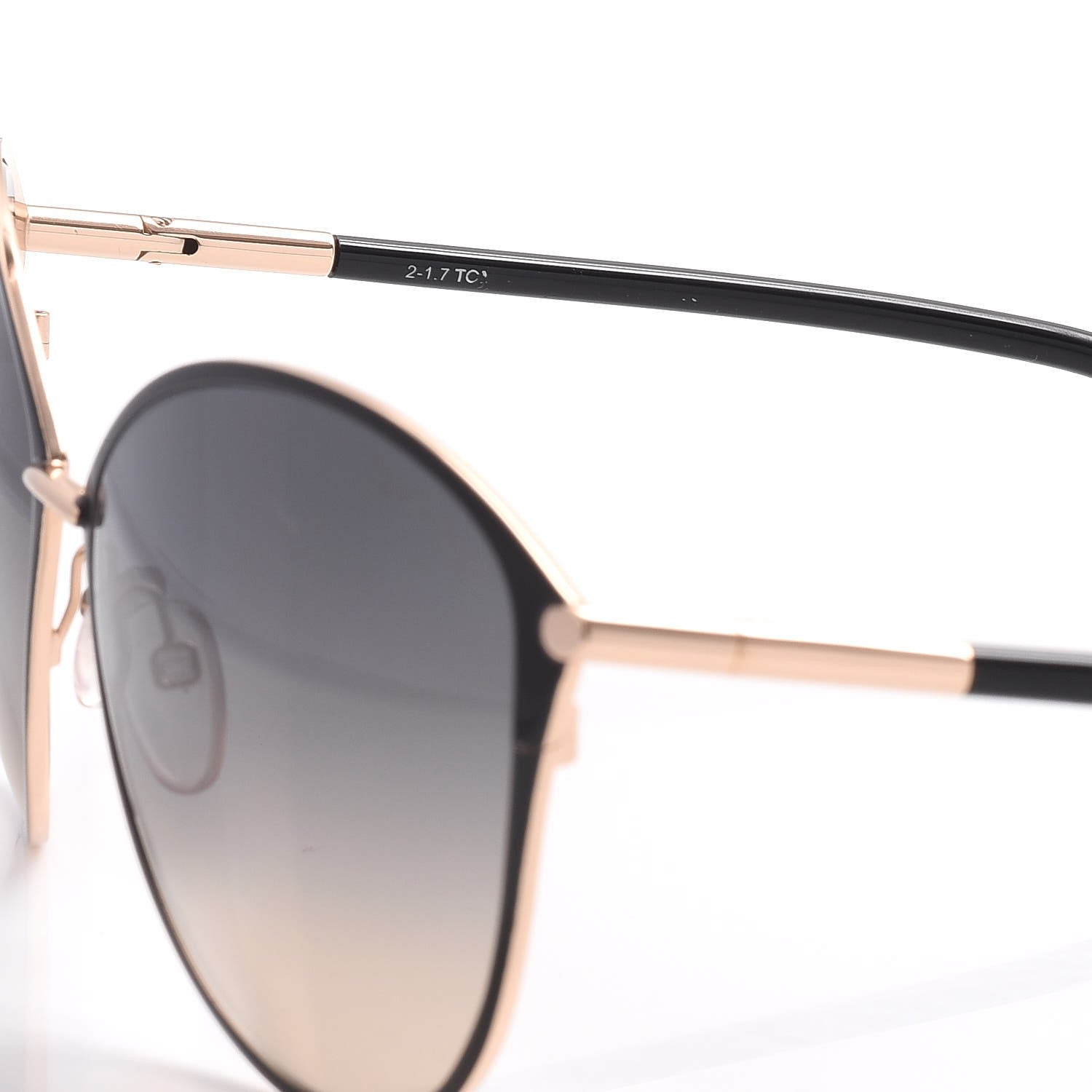 Tom Ford Penelope Vintage Round Sunglasses TF320 Black 7 of 9