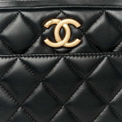 Chanel Lambskin Quilted Medium Trendy CC Bowling Bag Black 9 of 12