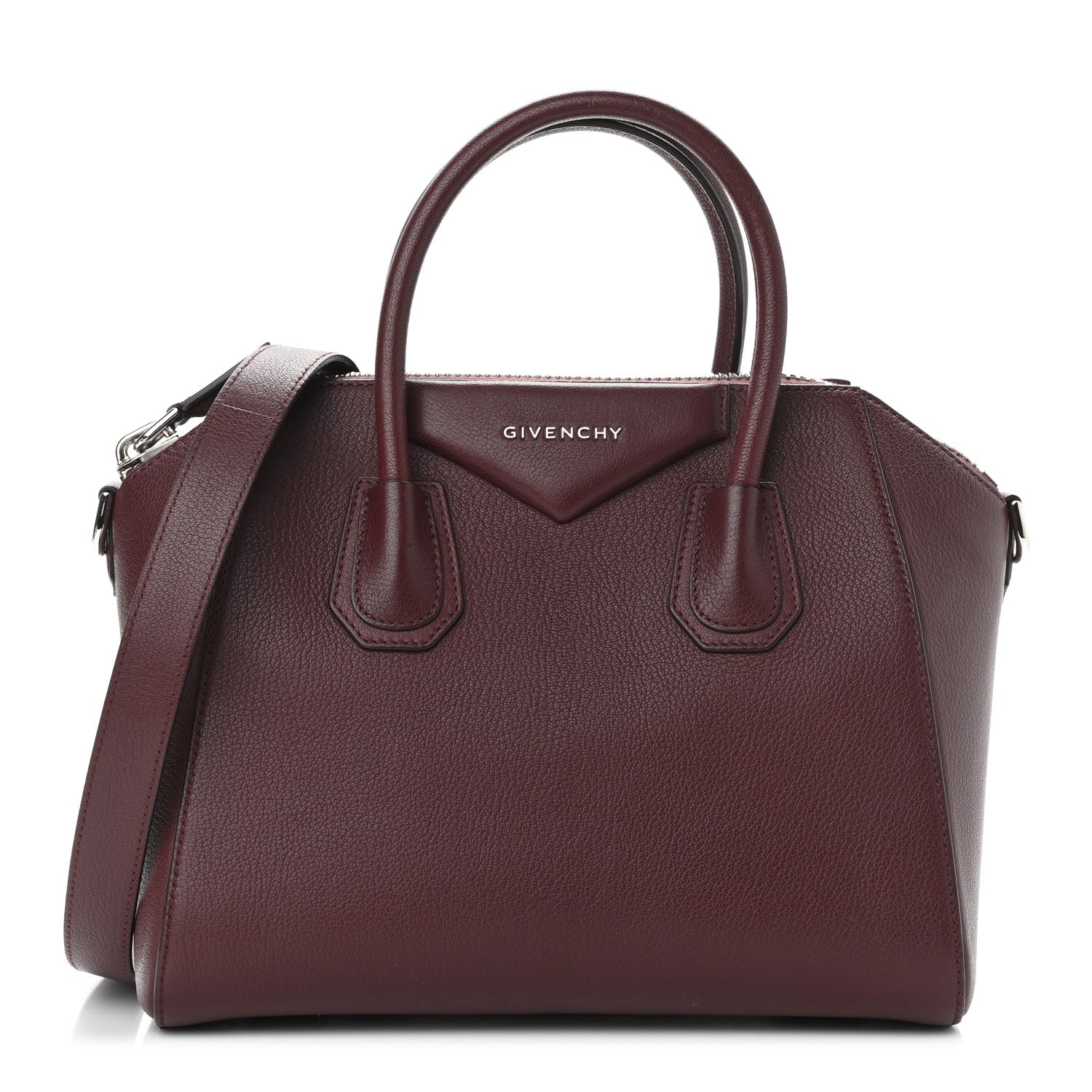 Givenchy Sugar Goatskin Small Antigona Oxblood 1 of 9