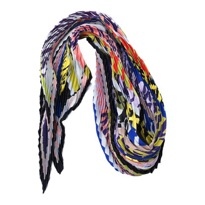 Hermes Silk Plisse Mots De Soie Scarf 90 1 of 3