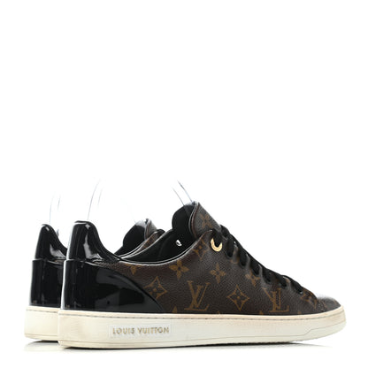Louis Vuitton Patent Monogram Frontrow Sneakers 39 3 of 8