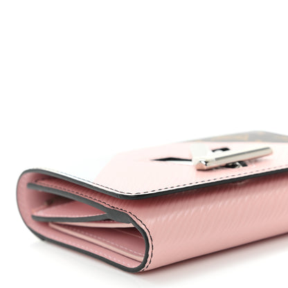 Louis Vuitton Epi Monogram Tape Twist Compact Wallet Rose White 7 of 8