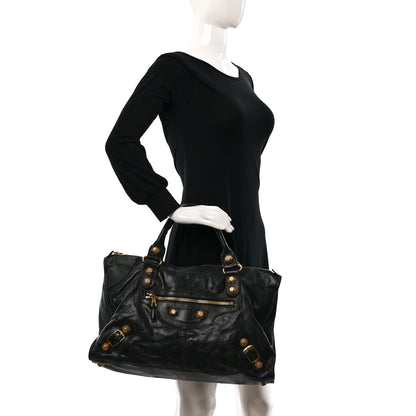 Balenciaga Agneau Giant 21 Gold Hardware Work Black 3 of 11