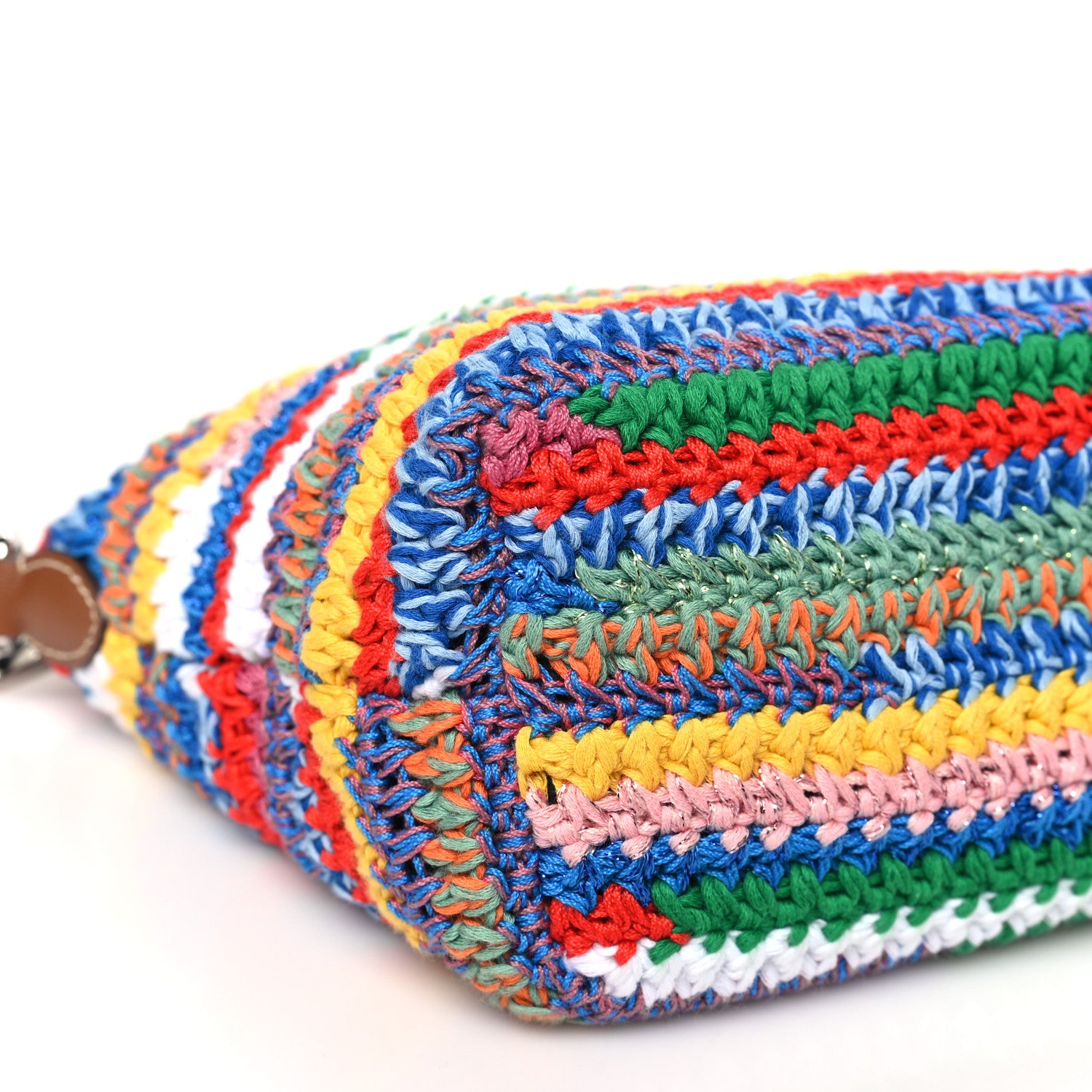 Miu Miu Fabric Crochet Pouch Multicolor 9 of 11
