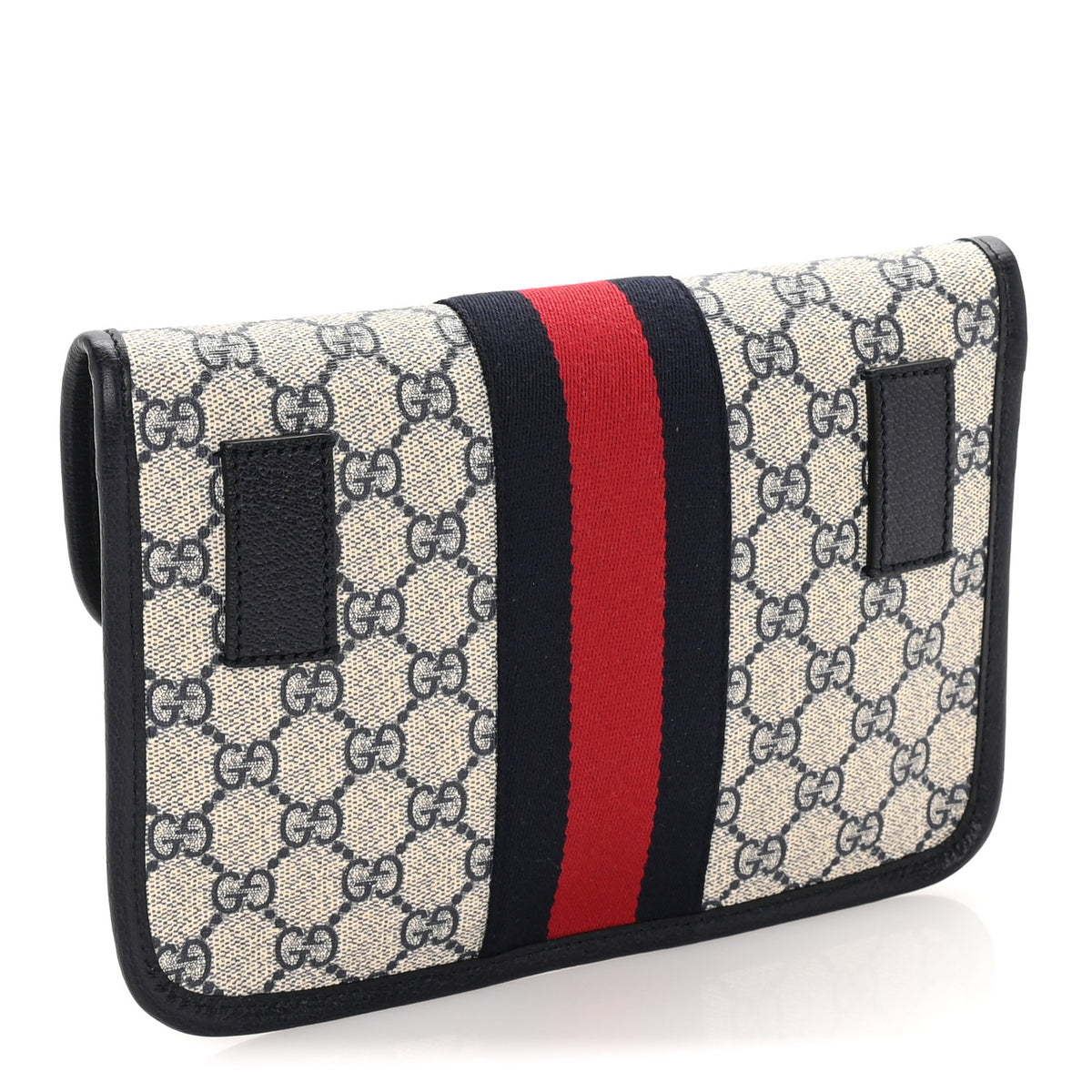 Gucci GG Supreme Monogram Web Small Ophidia Belt Bag 80 32 Beige Navy 3 of 7