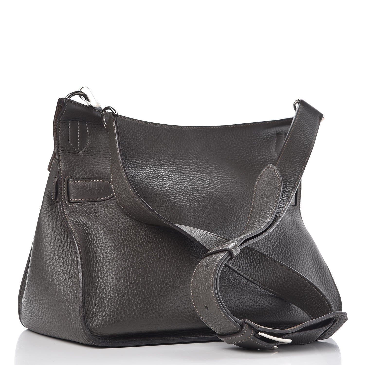 Hermes Taurillon Clemence Bicolor Jypsiere 34 Ardoise Gris Tourterelle 3 of 12