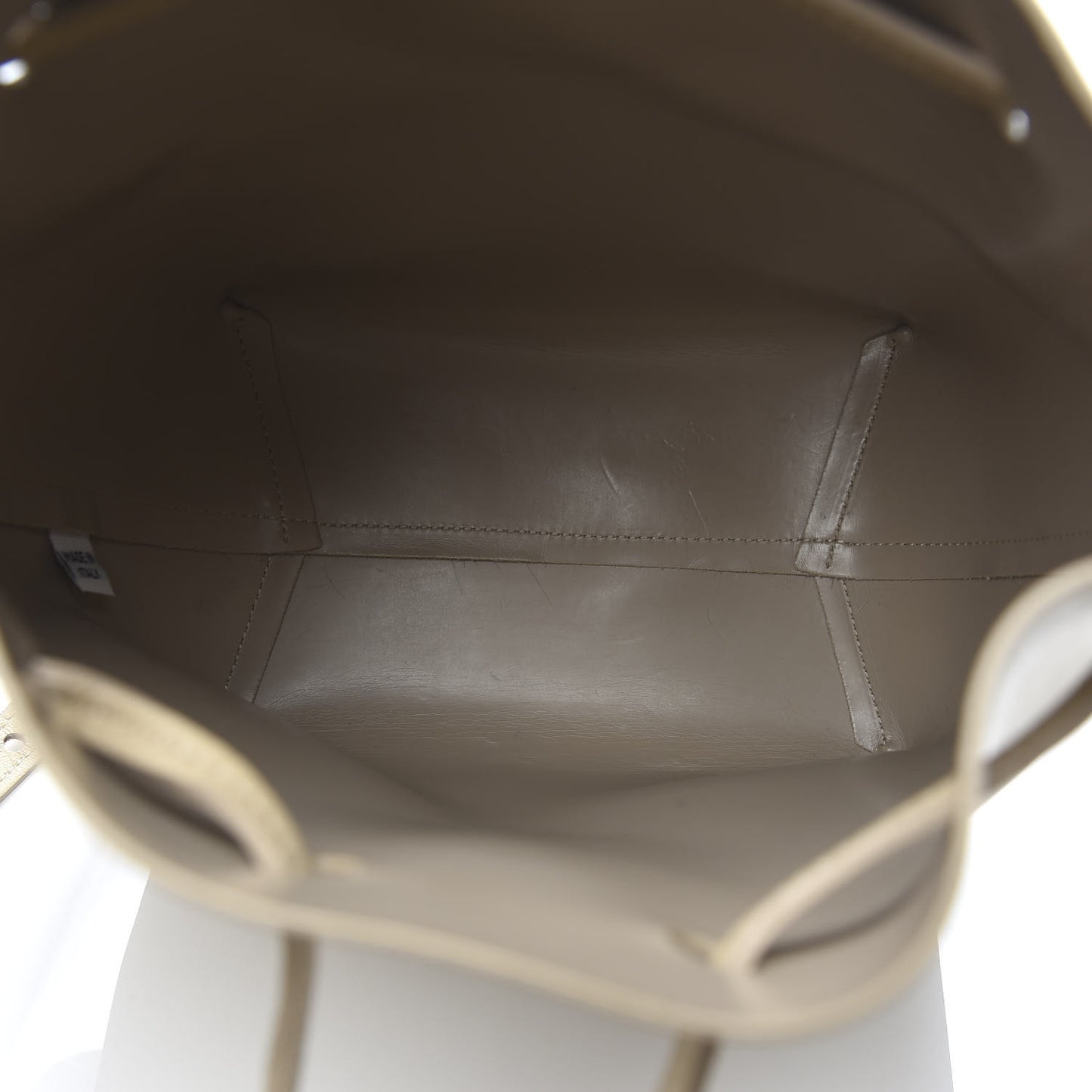 Calfskin Mini Bucket Bag Sand