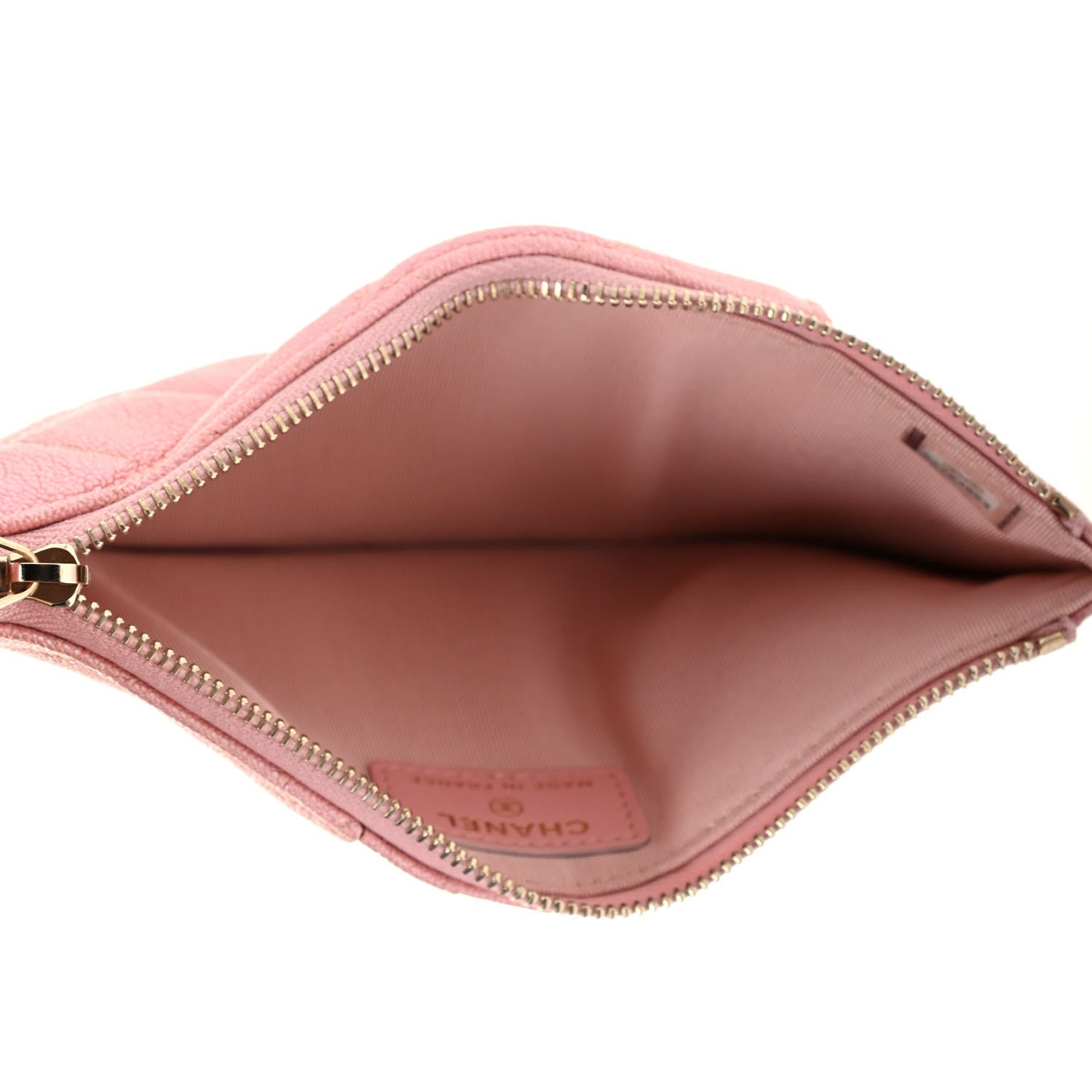 Chanel Iridescent Caviar Quilted Classic iPhone Pouch Rose Pink 4 of 6