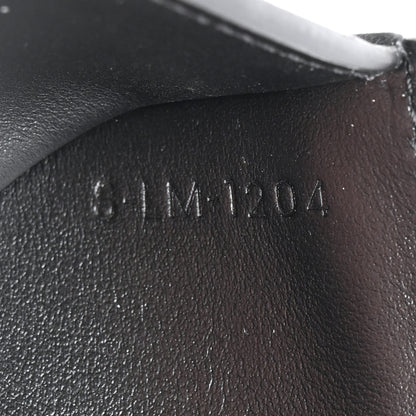 Celine Calfskin Compact Triomphe Wallet With Coin Purse Black 8 of 8