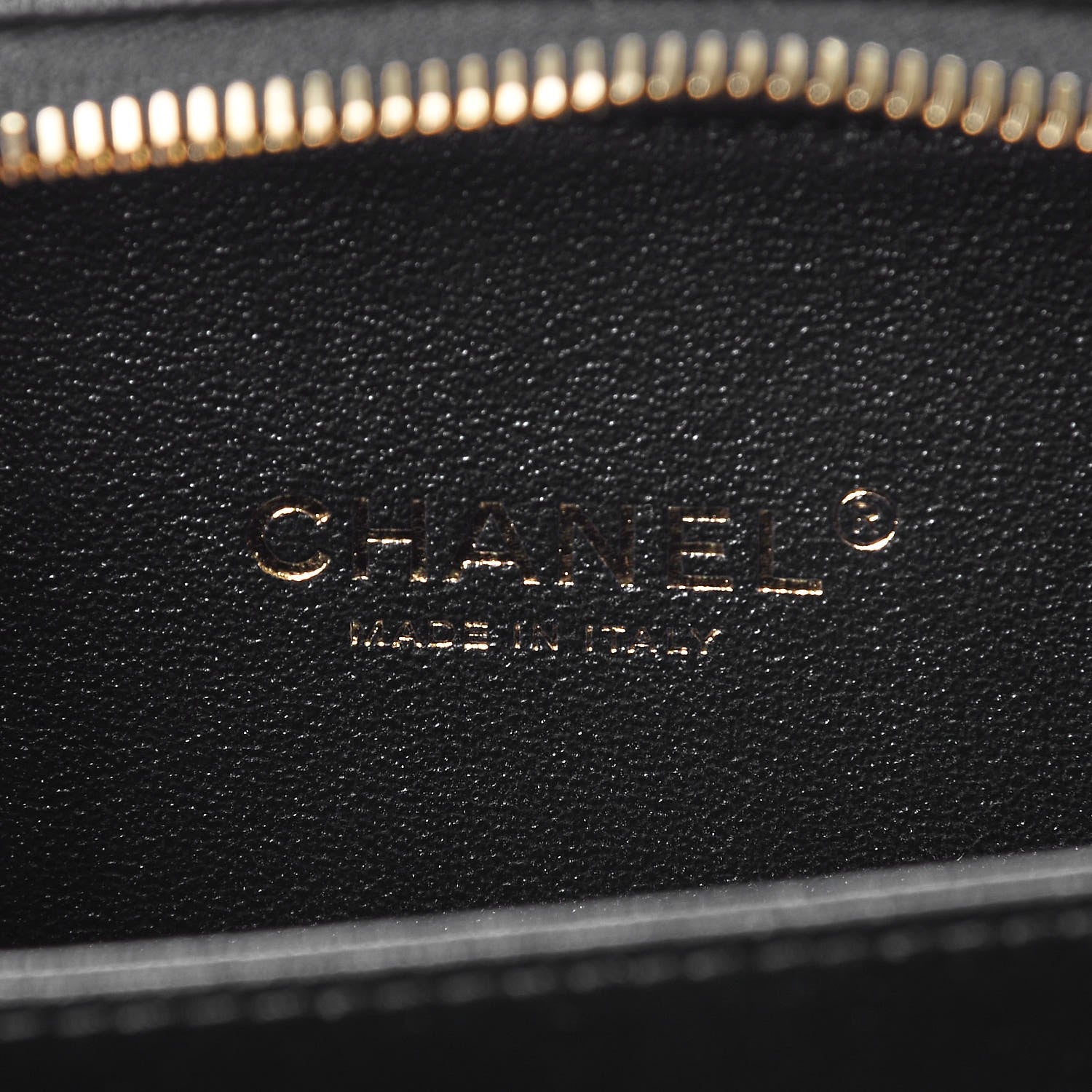 Chanel Caviar Quilted Small CC Filigree Vanity Case Black 7 of 9