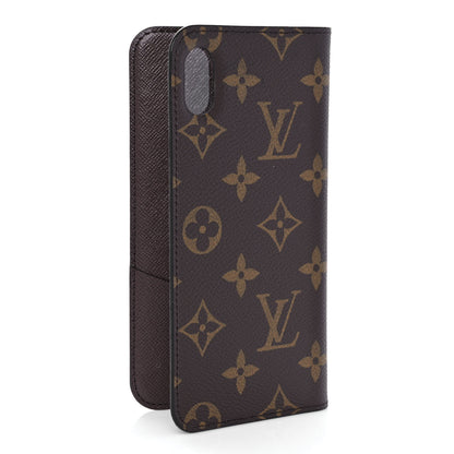 Louis Vuitton Monogram iPhone XS Max Folio Case 3 of 8