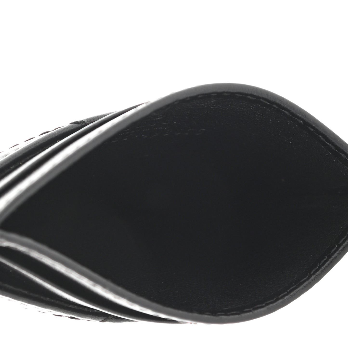 Calfskin Matelasse GG Marmont Card Holder Black