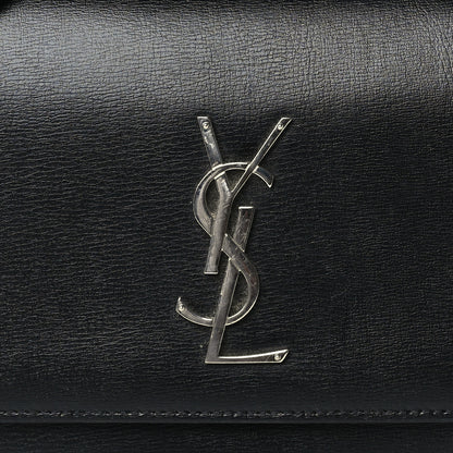 Saint Laurent Calfskin Medium Monogram Sunset Black 6 of 8