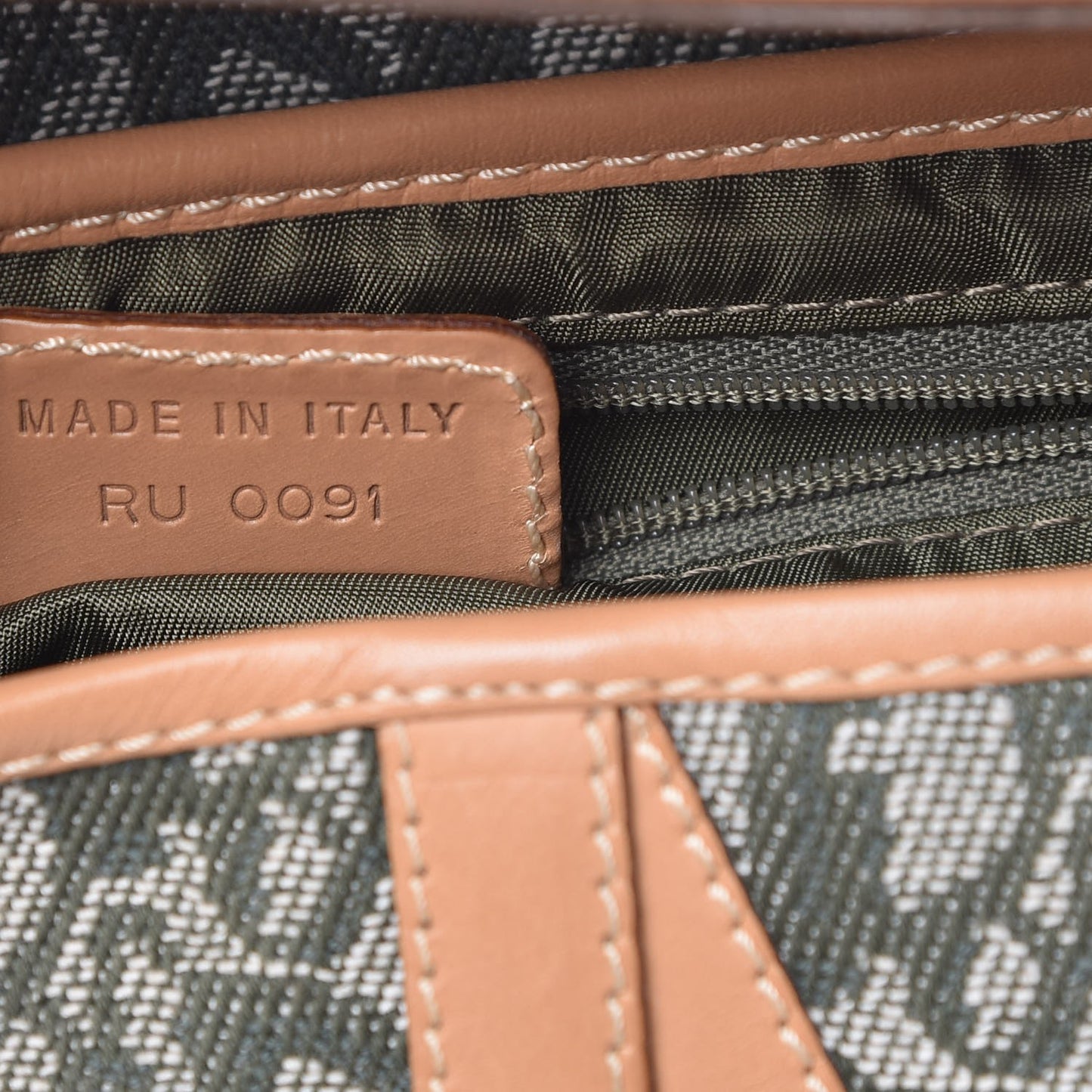 Monogram Saddle Bag Green