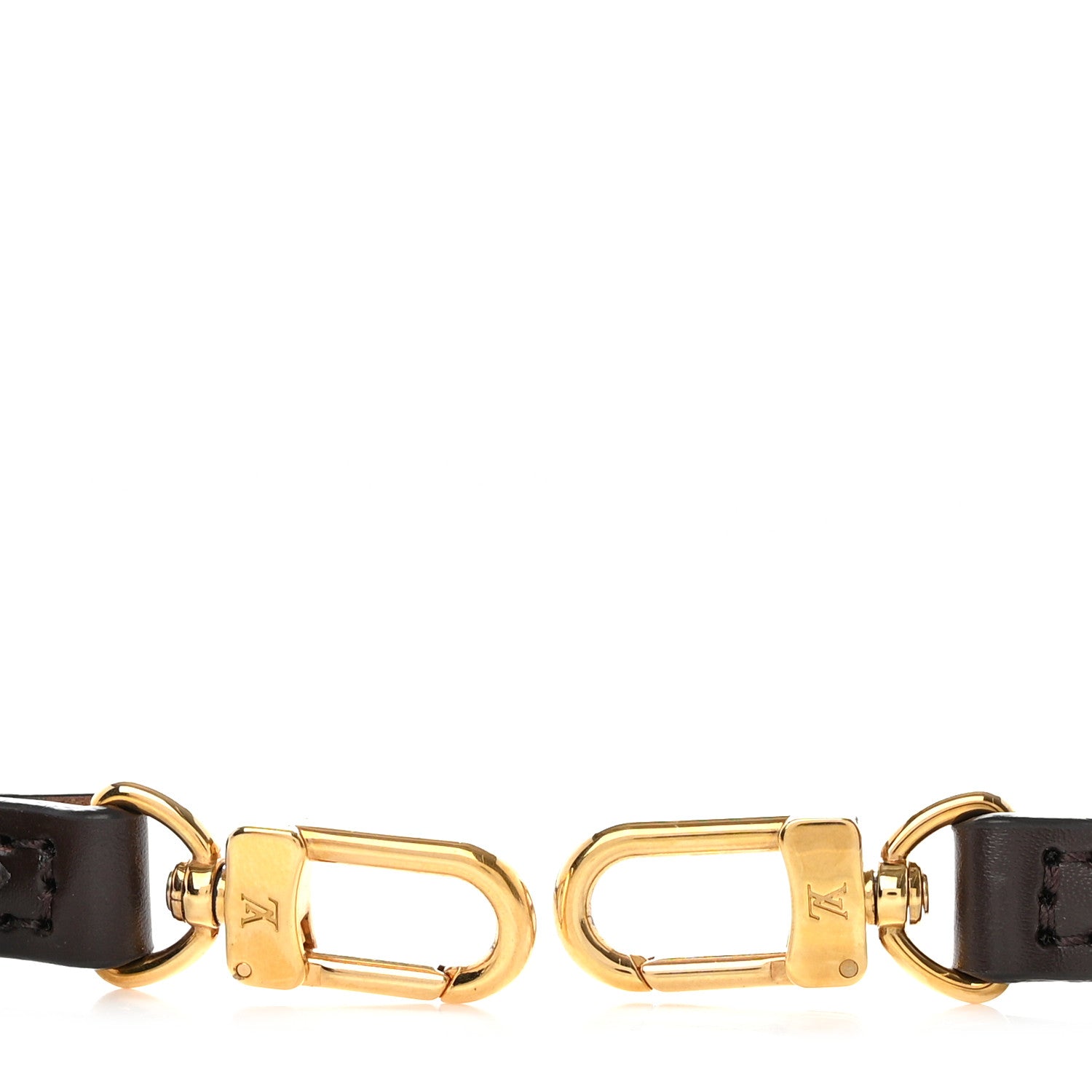 Louis Vuitton Calfskin 12mm Adjustable Shoulder Strap Brown 4 of 4