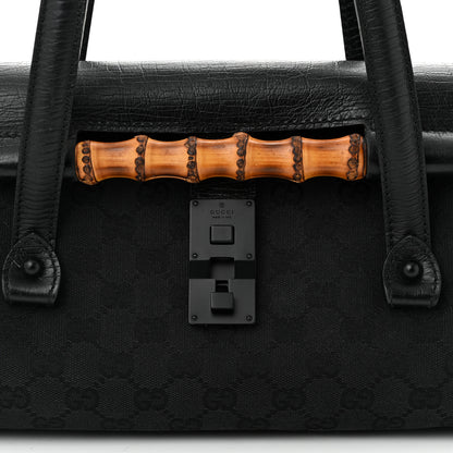 Gucci Monogram Bamboo Bullet Bag Black 8 of 10