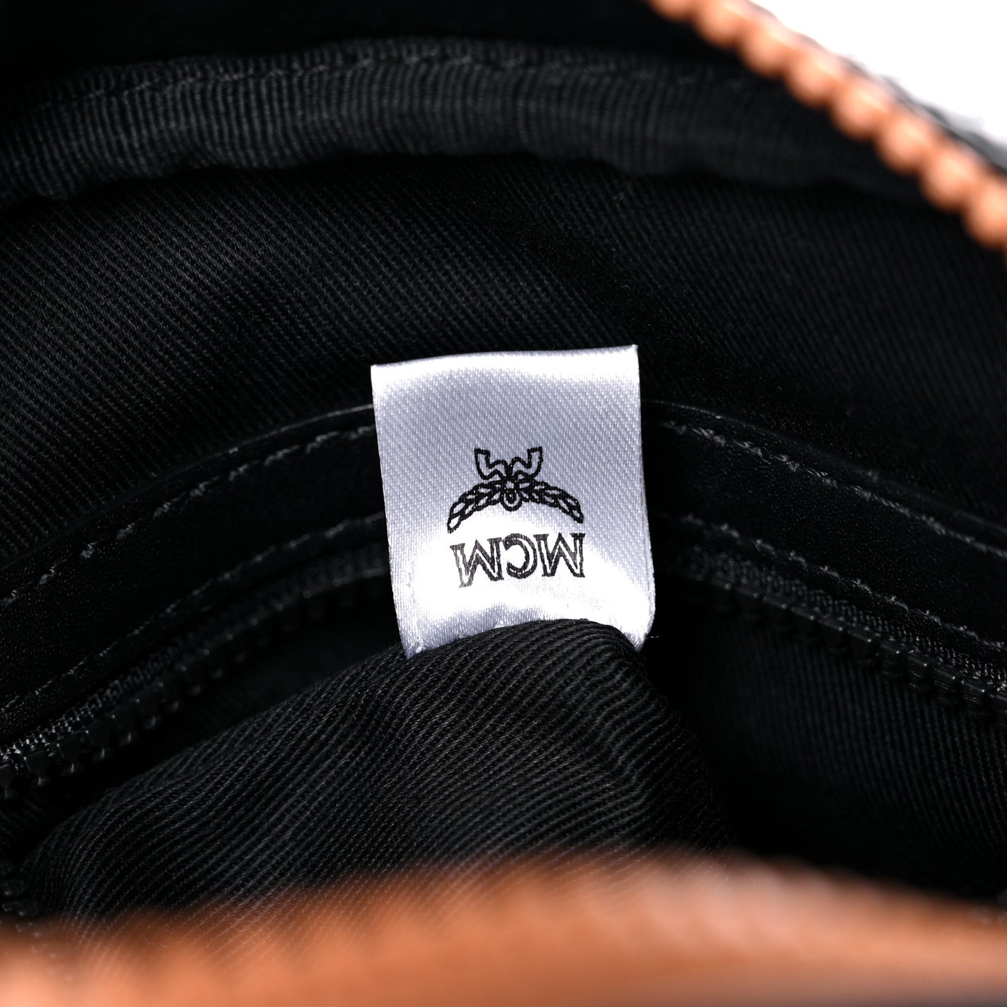 Visetos Camera Crossbody Bag Black Cognac