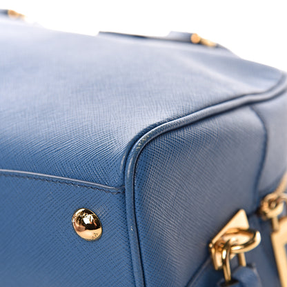 Prada Saffiano Lux Bowling Bag Cobalto 15 of 17