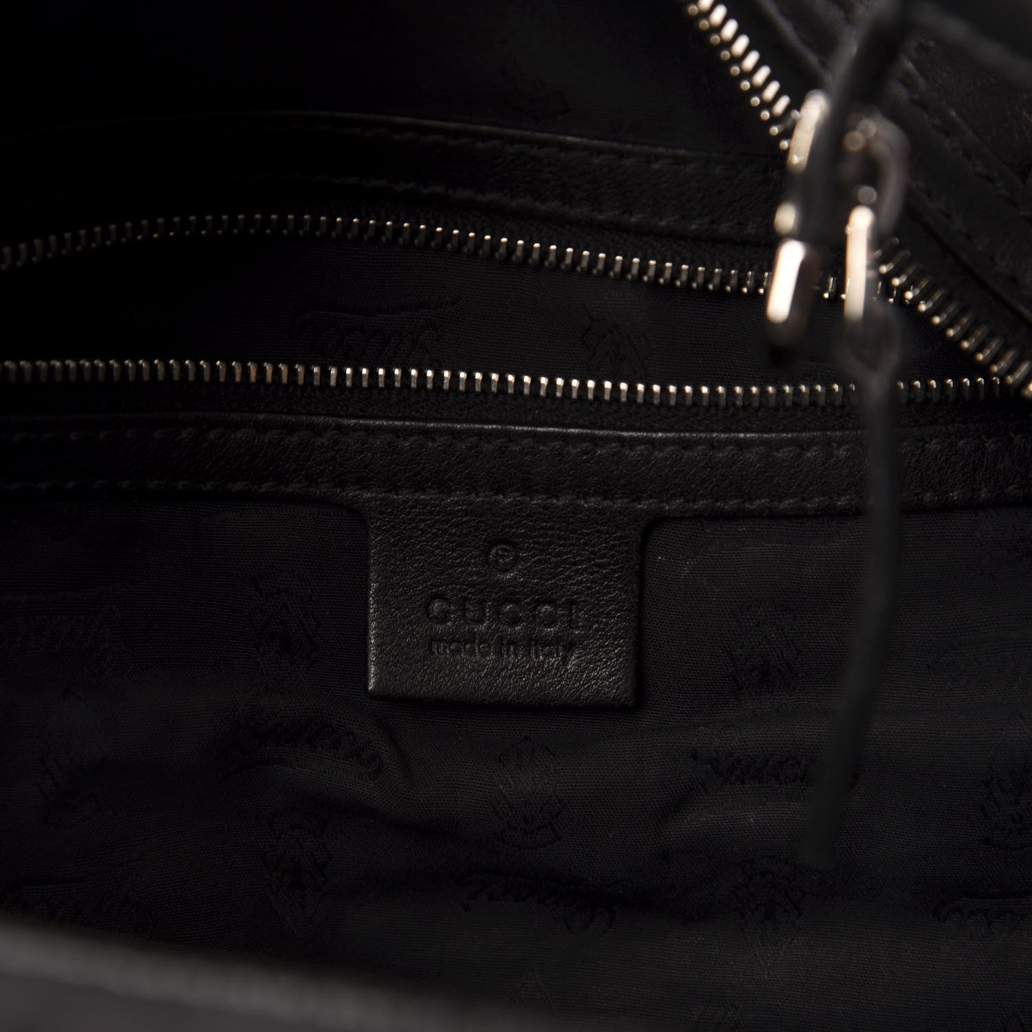 Gucci Guccissima Large GG Twins Hobo Black 6 of 14