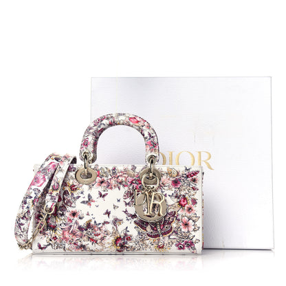 Christian Dior Calfskin Embroidered Butterfly Printed Lady D-Joy Multicolor 13 of 13