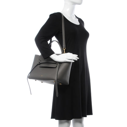 Celine Grained Calfskin Mini Belt Bag Grey 2 of 8