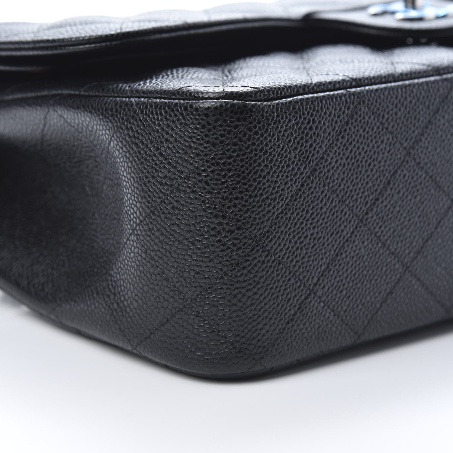 Chanel Caviar Quilted Jumbo Double Flap Black 9 of 12