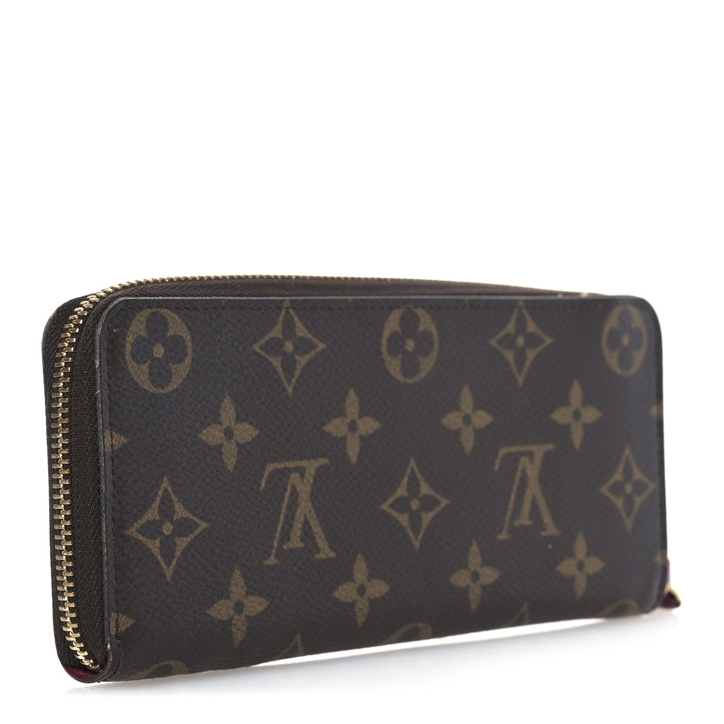 Monogram Clemence Wallet Fuchsia