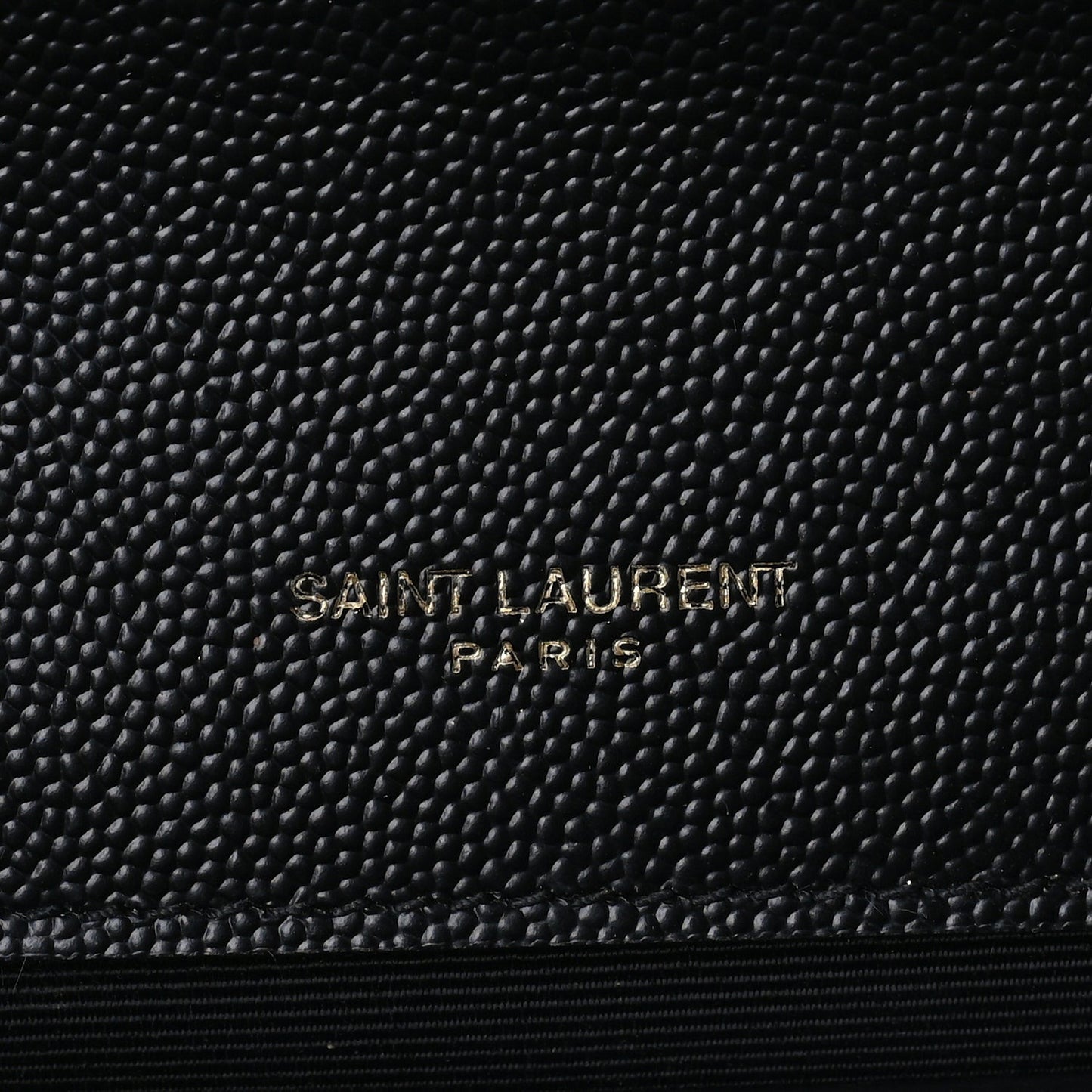 Grain De Poudre Medium Classic Monogram Kate Satchel  Black