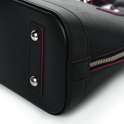 Louis Vuitton Epi Alma BB Black Hot Pink 9 of 9