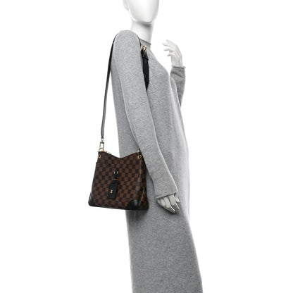 Louis Vuitton Damier Ebene Odeon PM Black 2 of 9