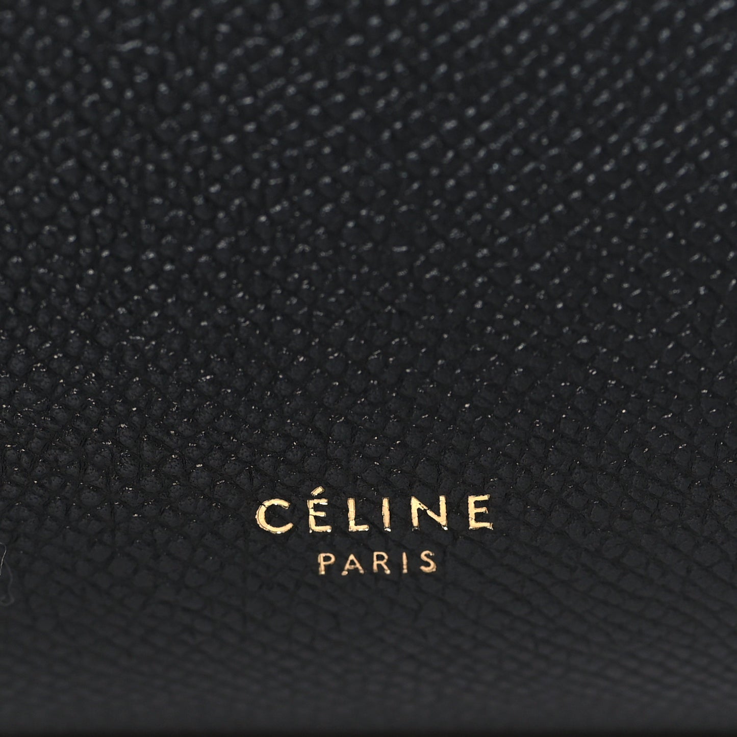 Grained Calfskin Micro Belt Bag Black