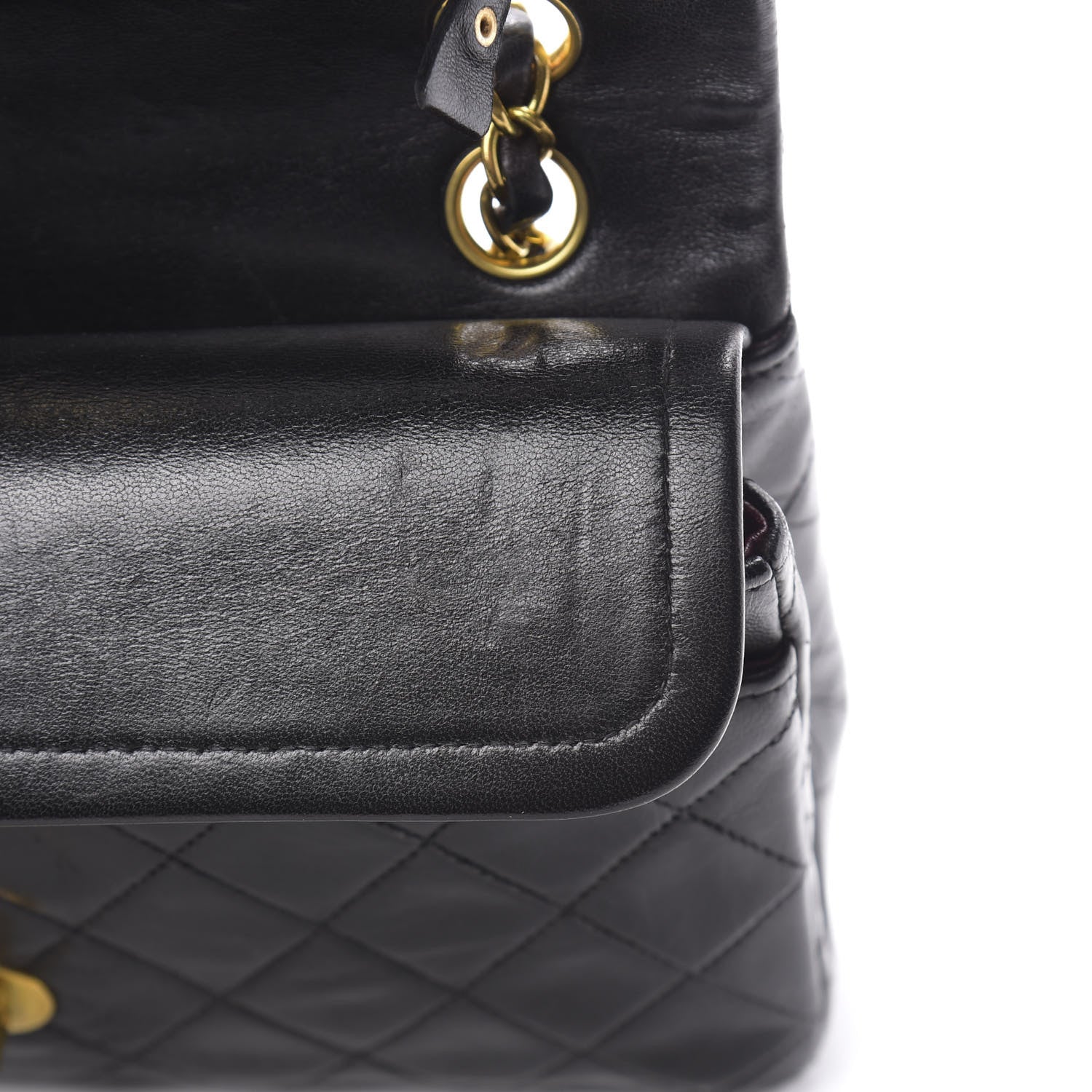 Chanel Lambskin Quilted Small Double Flap Black 15 of 15