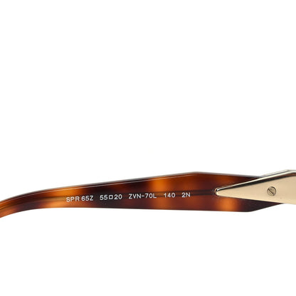 Prada Metal Logo Sunglasses SPR 65ZS Gold 5 of 7