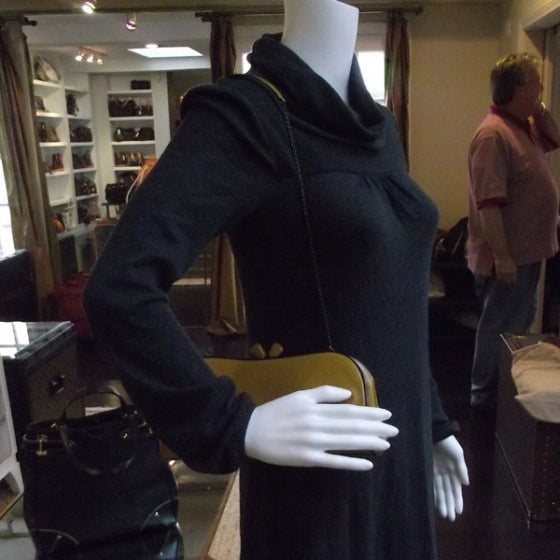 Leather Clutch Bag Tan