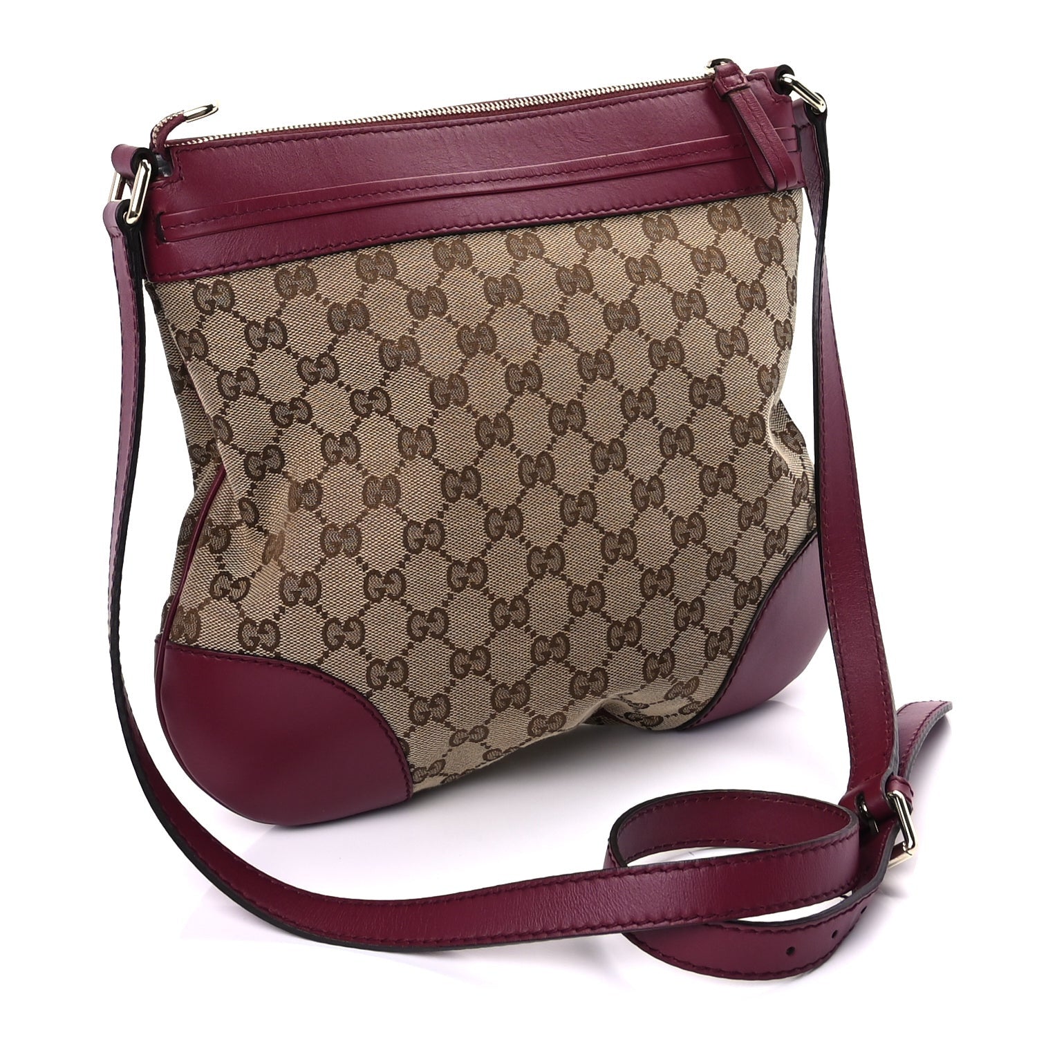 Gucci Monogram Mayfair Messenger  Cherry 2 of 8