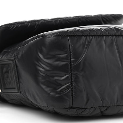 Chanel Nylon Small Coco Cocoon Messenger Bag Black 9 of 10