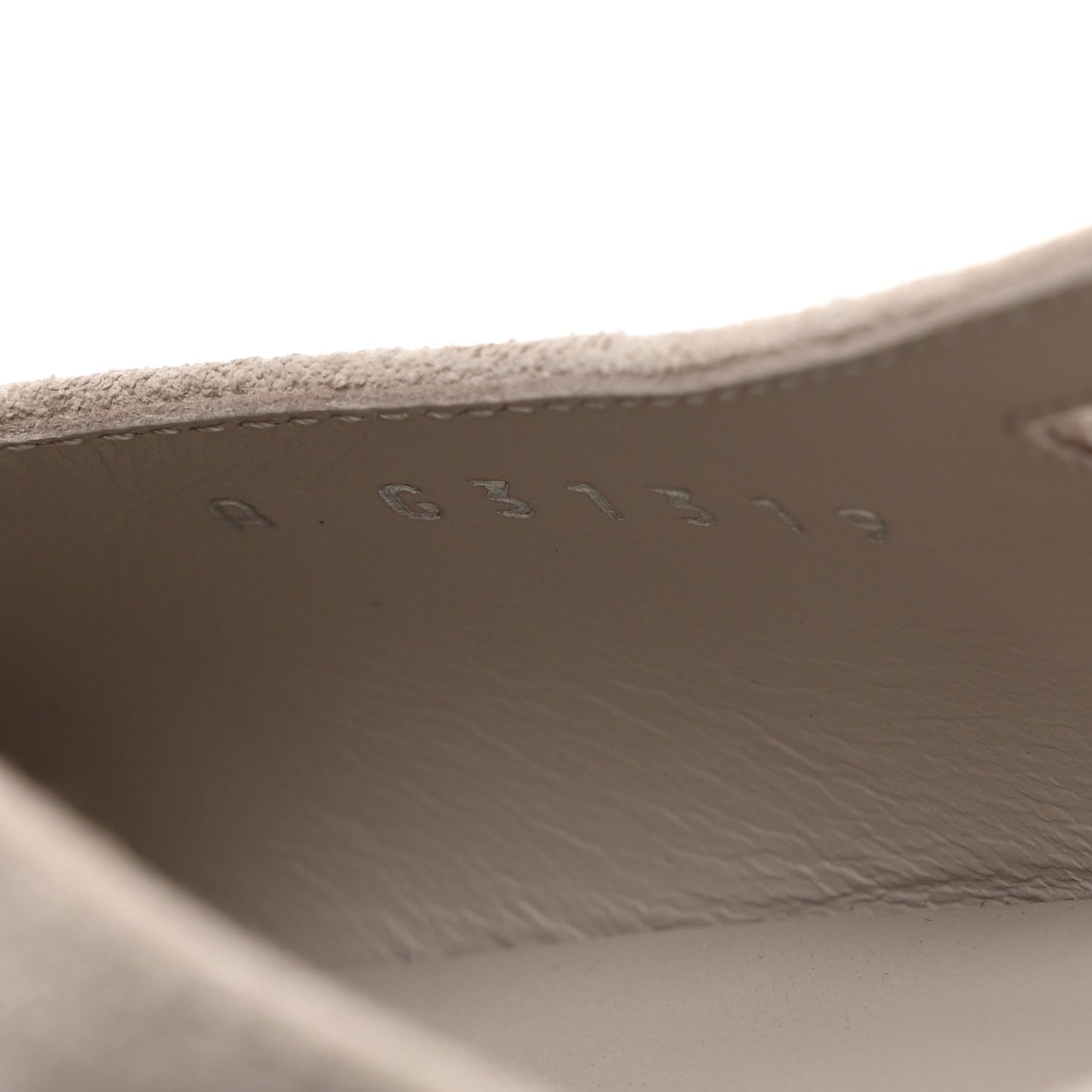 Suede Cap Toe CC Coco Slingback Pumps 38 Light Grey