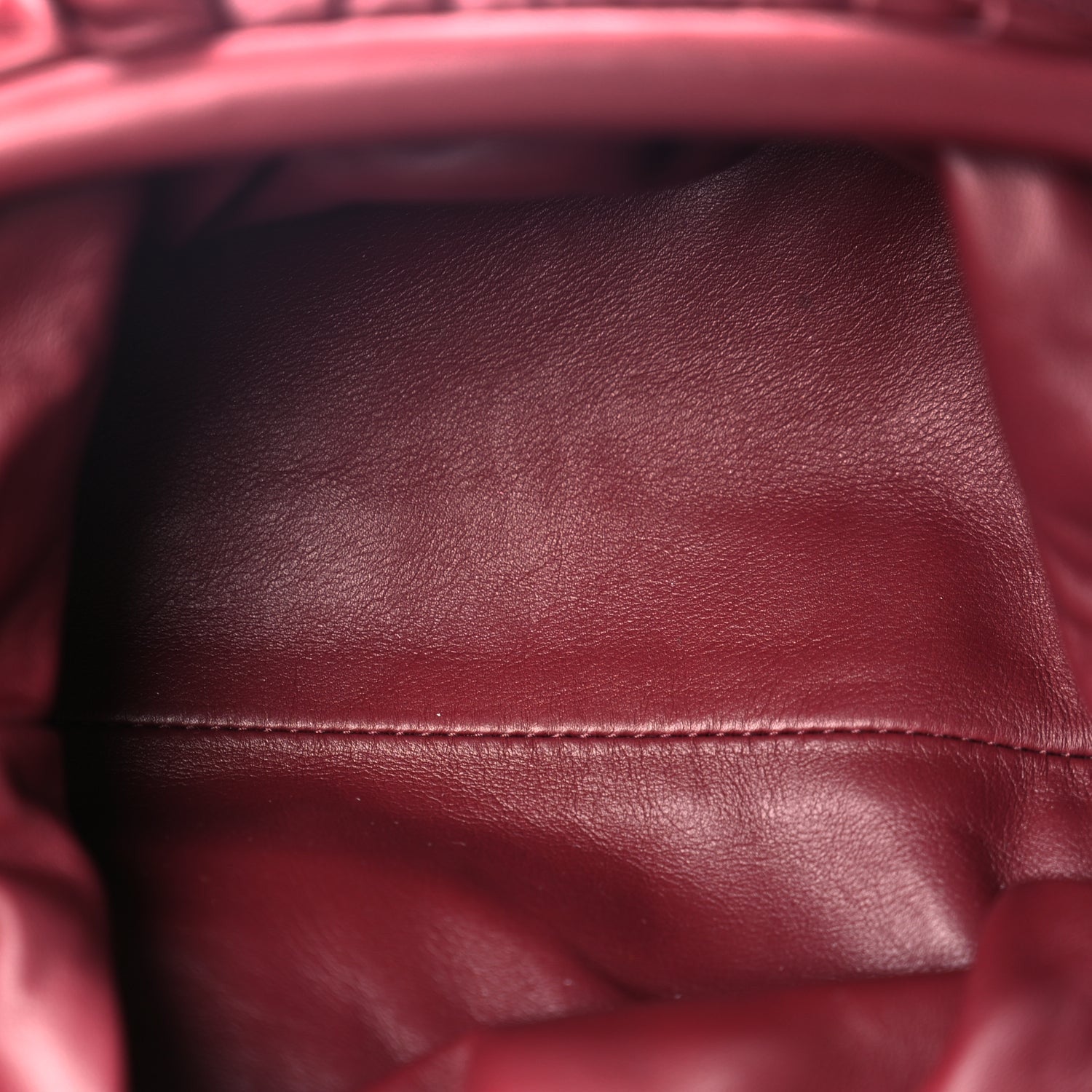 Bottega Veneta Butter Calfskin The Mini Pouch Bordeaux 4 of 9