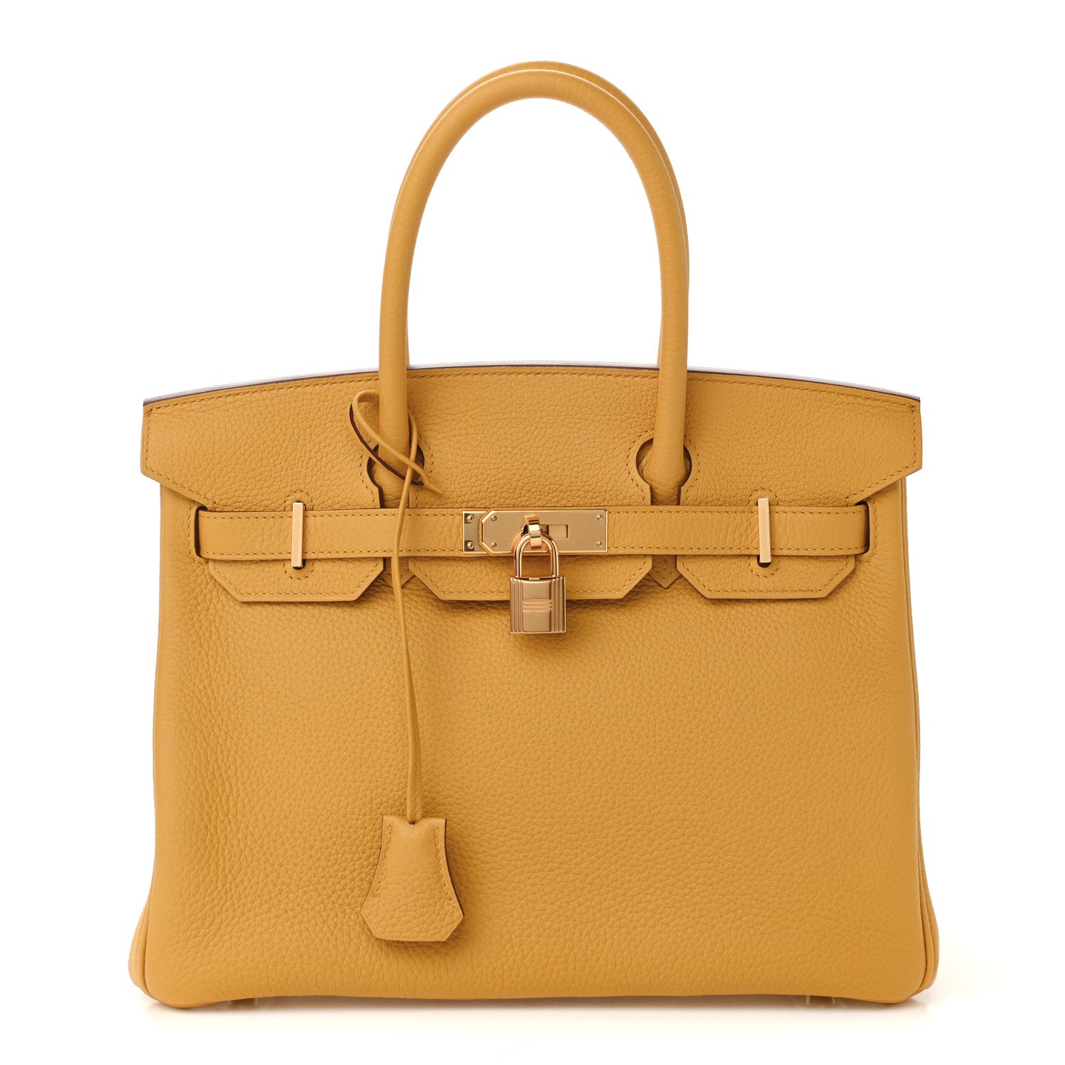 Hermes Togo Birkin 30 Jaune Ambre 1 of 11