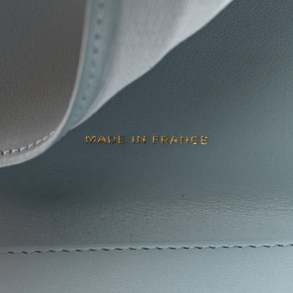 Chanel Caviar Quilted Compact Flap Wallet Light Blue 7 of 9