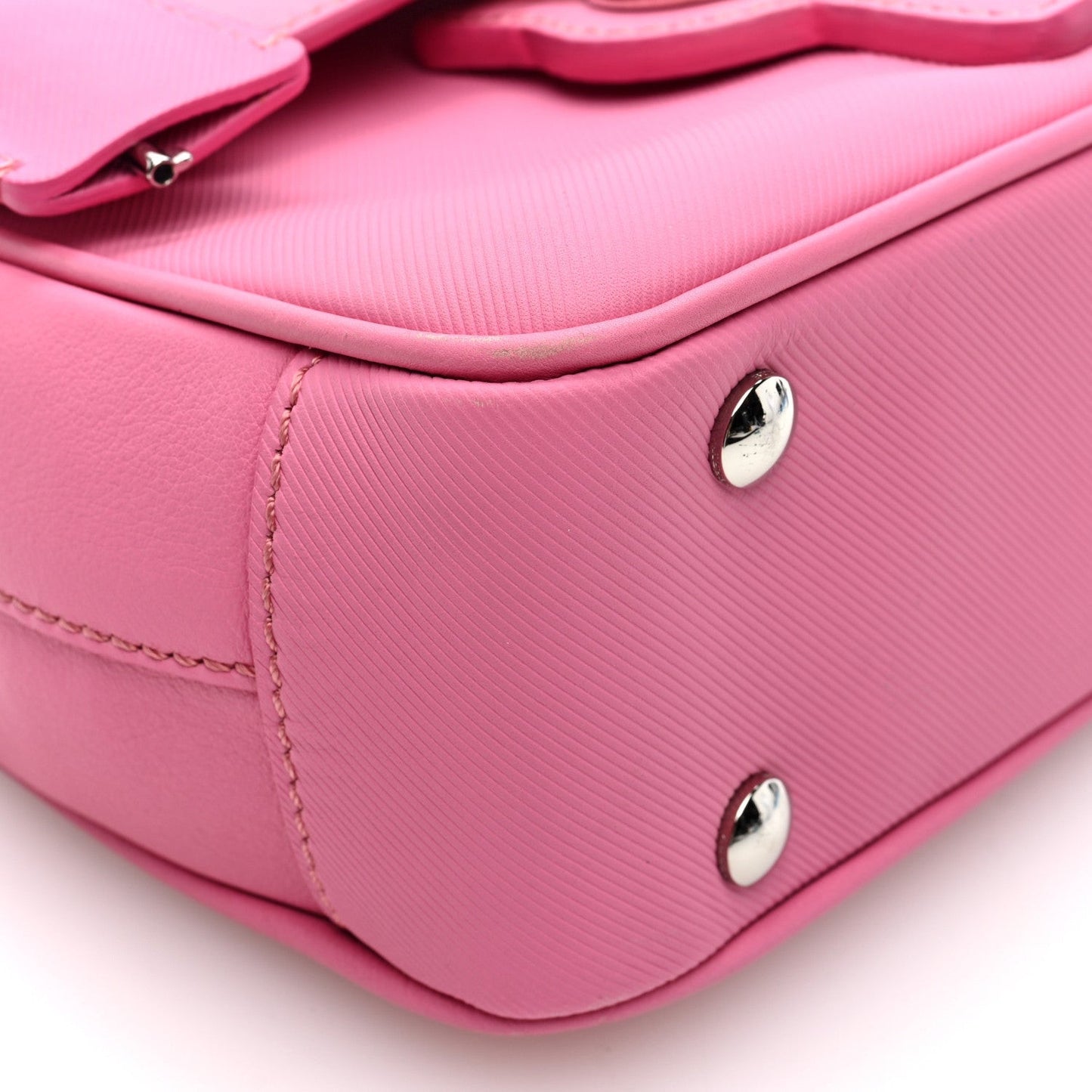Trench Calfskin Small DK88 Top Handle Bag Rose Pink