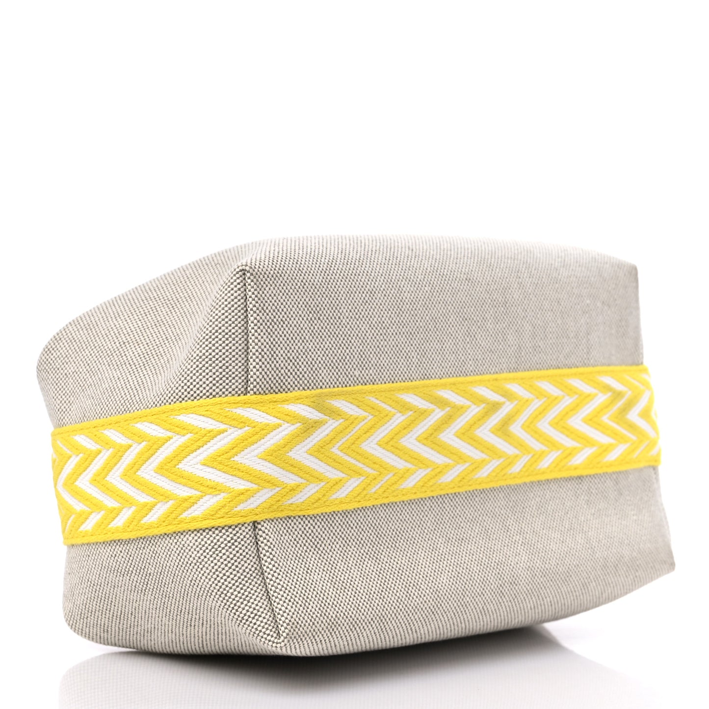 Canvas Small Bride-A-Brac Pouch Natural Jaune Citron